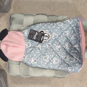Minnie Mouse dog or puppy puffer coat NWT. ADORABLE!
